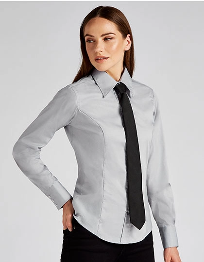 Women´s Tailored Fit Corporate Oxford Shirt Long Sleeve zum Besticken und Bedrucken mit Ihren Logo, Schriftzug oder Motiv.