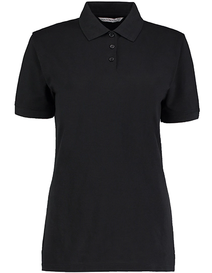 Women´s Classic Fit Polo Shirt Superwash 60° zum Besticken und Bedrucken in der Farbe Black mit Ihren Logo, Schriftzug oder Motiv.
