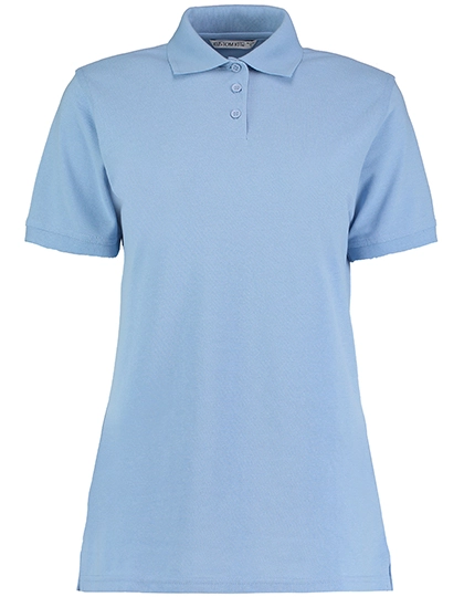 Women´s Classic Fit Polo Shirt Superwash 60° zum Besticken und Bedrucken in der Farbe Light Blue mit Ihren Logo, Schriftzug oder Motiv.