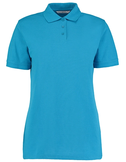 Women´s Classic Fit Polo Shirt Superwash 60° zum Besticken und Bedrucken in der Farbe Turquoise mit Ihren Logo, Schriftzug oder Motiv.