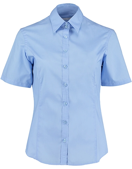 Tailored Fit Business Shirt Short Sleeve zum Besticken und Bedrucken in der Farbe Light Blue mit Ihren Logo, Schriftzug oder Motiv.