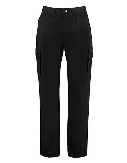 Classic Fit Workwear Trousers zum Besticken und Bedrucken in der Farbe Black mit Ihren Logo, Schriftzug oder Motiv.