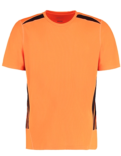 Regular Fit Training T-Shirt zum Besticken und Bedrucken in der Farbe Fluorescent Orange-Black mit Ihren Logo, Schriftzug oder Motiv.
