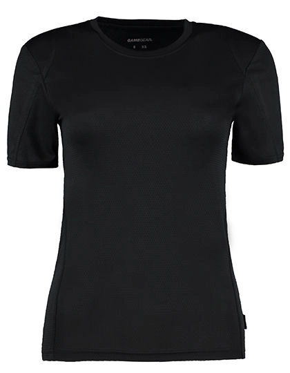 Ladies´ Regular Fit T-Shirt Short Sleeve zum Besticken und Bedrucken in der Farbe Black-Black mit Ihren Logo, Schriftzug oder Motiv.
