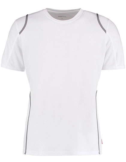 Men´s Regular Fit T-Shirt Short Sleeve zum Besticken und Bedrucken in der Farbe White-Grey mit Ihren Logo, Schriftzug oder Motiv.