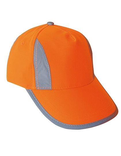 Adult Premium High Visibility Cap Nice zum Besticken und Bedrucken in der Farbe Signal Orange mit Ihren Logo, Schriftzug oder Motiv.