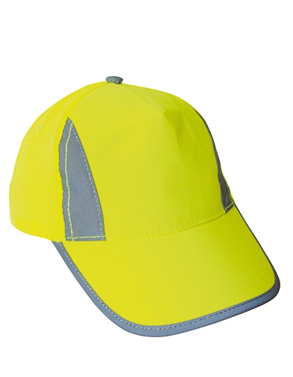 Adult Premium High Visibility Cap Nice zum Besticken und Bedrucken in der Farbe Signal Yellow mit Ihren Logo, Schriftzug oder Motiv.