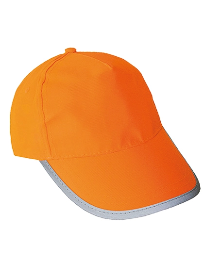 Hi-Vis Cap Montpelier zum Besticken und Bedrucken in der Farbe Signal Orange mit Ihren Logo, Schriftzug oder Motiv.