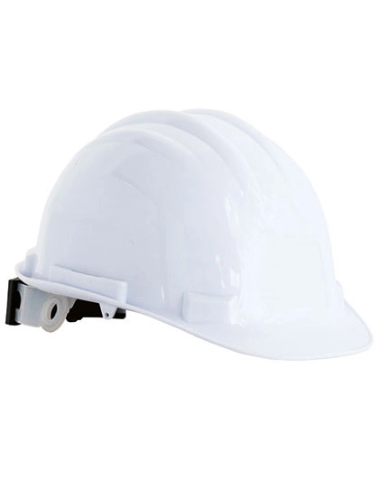 Safety Helmet zum Besticken und Bedrucken in der Farbe White mit Ihren Logo, Schriftzug oder Motiv.