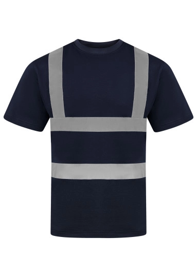 Blended Fabric T-Shirt Barcelona zum Besticken und Bedrucken in der Farbe Navy mit Ihren Logo, Schriftzug oder Motiv.