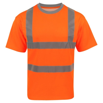 Blended Fabric T-Shirt Barcelona zum Besticken und Bedrucken in der Farbe Signal Orange mit Ihren Logo, Schriftzug oder Motiv.