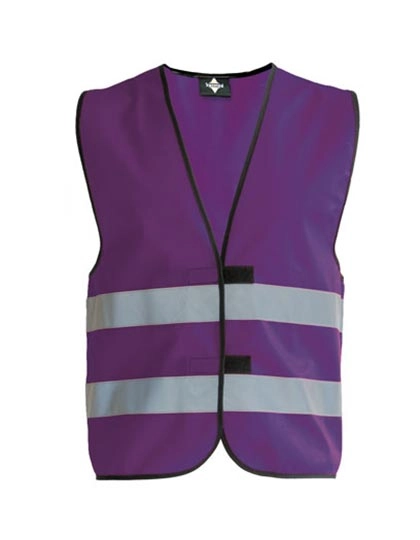 Kids´ Functional Vest Aarhus zum Besticken und Bedrucken in der Farbe Violett mit Ihren Logo, Schriftzug oder Motiv.