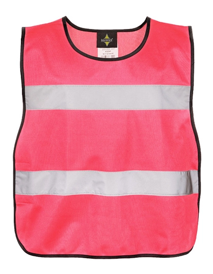 Kids´ And Adults´ Safety Poncho Amigo zum Besticken und Bedrucken in der Farbe Neon Pink mit Ihren Logo, Schriftzug oder Motiv.
