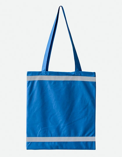 Warnsac® Shopping Bag Long Handles zum Besticken und Bedrucken in der Farbe Blue mit Ihren Logo, Schriftzug oder Motiv.