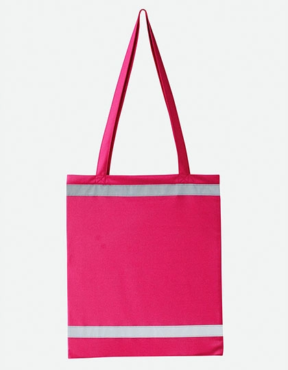 Warnsac® Shopping Bag Long Handles zum Besticken und Bedrucken in der Farbe Magenta mit Ihren Logo, Schriftzug oder Motiv.
