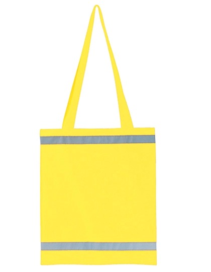 Warnsac® Shopping Bag Long Handles zum Besticken und Bedrucken in der Farbe Signal Yellow mit Ihren Logo, Schriftzug oder Motiv.