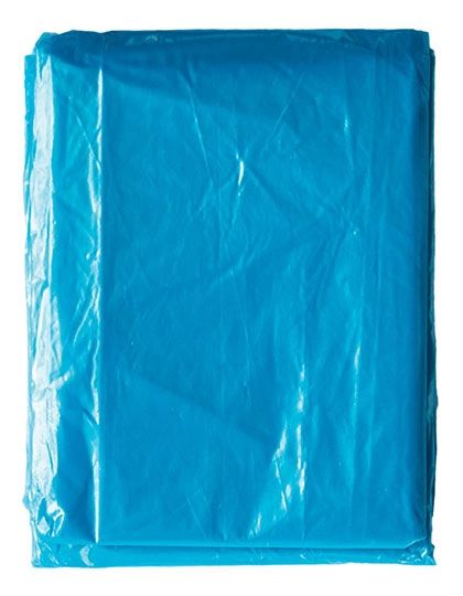 Disposable Raining Poncho Sumatra Adults/Kids zum Besticken und Bedrucken in der Farbe Blue mit Ihren Logo, Schriftzug oder Motiv.
