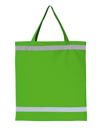Warnsac® Shopping Bag Short Handles zum Besticken und Bedrucken in der Farbe Green mit Ihren Logo, Schriftzug oder Motiv.