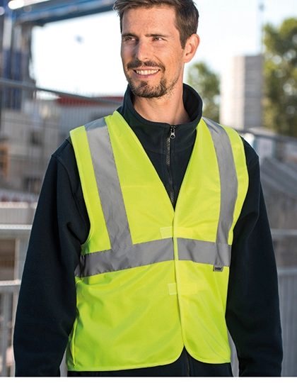 Safety Vest With 3 Reflective Stripes zum Besticken und Bedrucken mit Ihren Logo, Schriftzug oder Motiv.