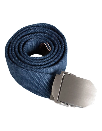 Workwear Belt Classic zum Besticken und Bedrucken in der Farbe Navy mit Ihren Logo, Schriftzug oder Motiv.