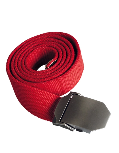 Workwear Belt Classic zum Besticken und Bedrucken in der Farbe Red mit Ihren Logo, Schriftzug oder Motiv.