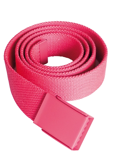 Polyester Belt zum Besticken und Bedrucken in der Farbe Magenta mit Ihren Logo, Schriftzug oder Motiv.