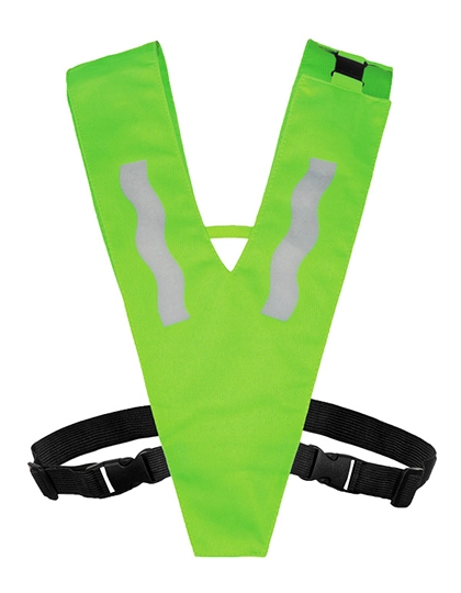 Kids´ Safety Collar With Safety Clasp Haiti zum Besticken und Bedrucken in der Farbe Neon Green mit Ihren Logo, Schriftzug oder Motiv.
