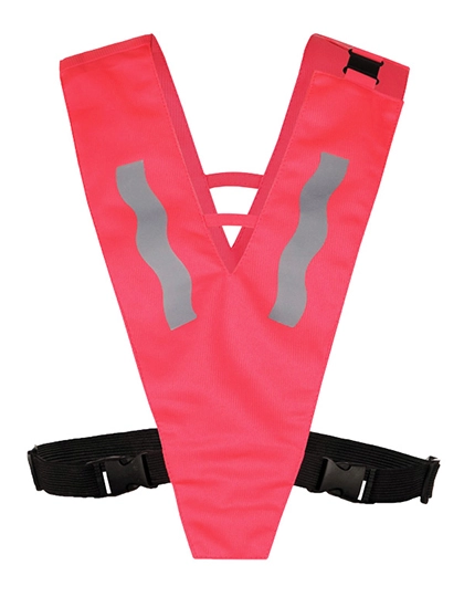 Kids´ Safety Collar With Safety Clasp Haiti zum Besticken und Bedrucken in der Farbe Neon Pink mit Ihren Logo, Schriftzug oder Motiv.