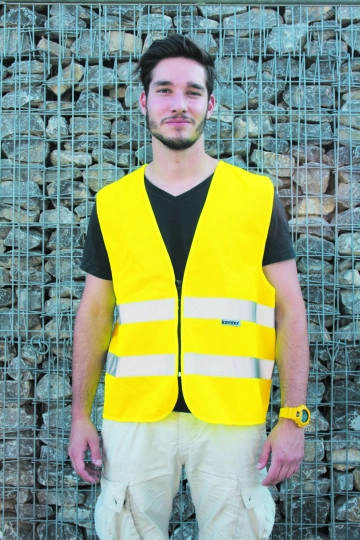 Safety Vest With Zipper zum Besticken und Bedrucken mit Ihren Logo, Schriftzug oder Motiv.