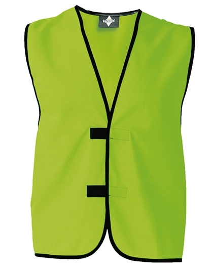 Identification Vest Leipzig zum Besticken und Bedrucken in der Farbe Neon Green mit Ihren Logo, Schriftzug oder Motiv.