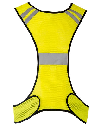 Jogger-Vest zum Besticken und Bedrucken in der Farbe Signal Yellow mit Ihren Logo, Schriftzug oder Motiv.