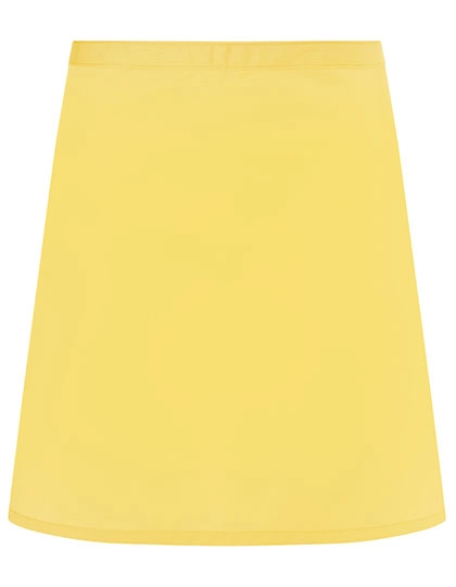 Basic Vorbinder zum Besticken und Bedrucken in der Farbe Sun Yellow (ca. Pantone 127C) mit Ihren Logo, Schriftzug oder Motiv.