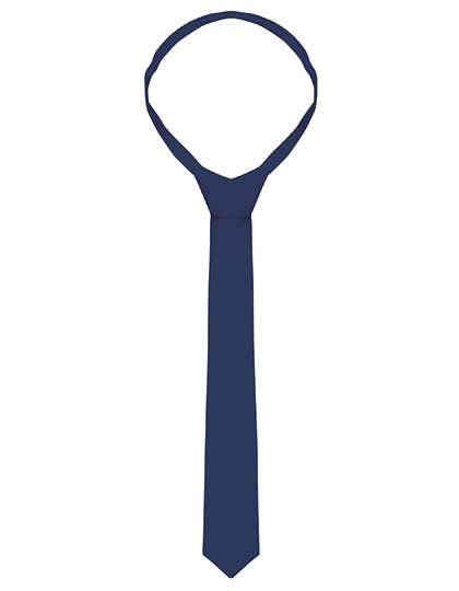 Krawatte zum Besticken und Bedrucken in der Farbe Navy (ca. Pantone 533C) mit Ihren Logo, Schriftzug oder Motiv.
