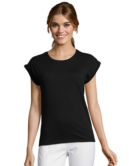 Women´s Round Neck T-Shirt Melba zum Besticken und Bedrucken mit Ihren Logo, Schriftzug oder Motiv.
