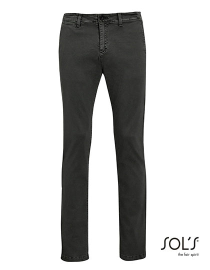 Men´s Pants Jules - Length 33 zum Besticken und Bedrucken in der Farbe Charcoal Grey (Solid) mit Ihren Logo, Schriftzug oder Motiv.