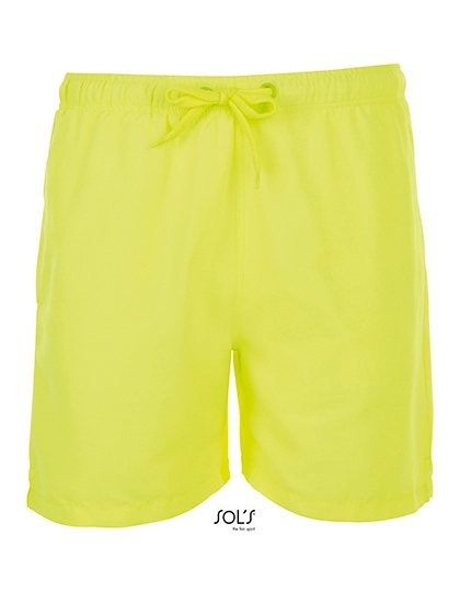 Sandy Swimming Suit zum Besticken und Bedrucken in der Farbe Neon Yellow mit Ihren Logo, Schriftzug oder Motiv.