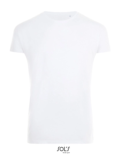 Men´s Magma Tee-Shirt zum Besticken und Bedrucken in der Farbe White mit Ihren Logo, Schriftzug oder Motiv.