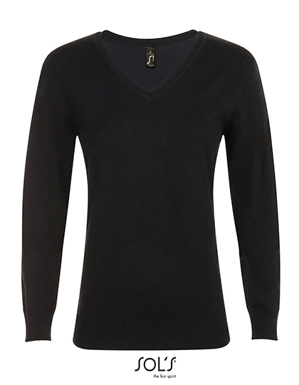 Women´s Glory Sweater zum Besticken und Bedrucken in der Farbe Black mit Ihren Logo, Schriftzug oder Motiv.