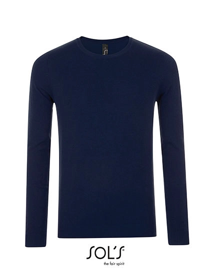 Men´s Ginger Sweater zum Besticken und Bedrucken in der Farbe French Navy mit Ihren Logo, Schriftzug oder Motiv.