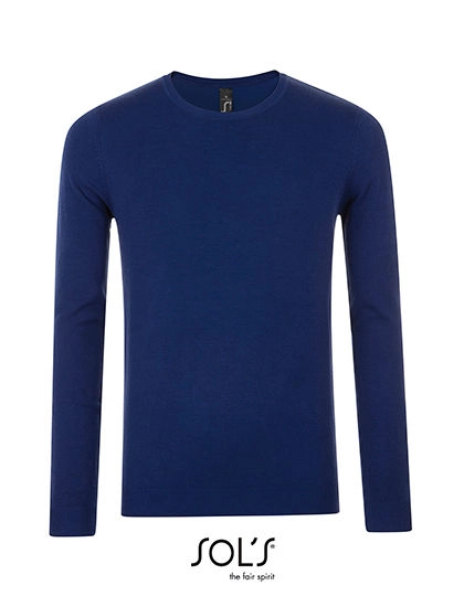 Men´s Ginger Sweater zum Besticken und Bedrucken in der Farbe Ultramarine mit Ihren Logo, Schriftzug oder Motiv.