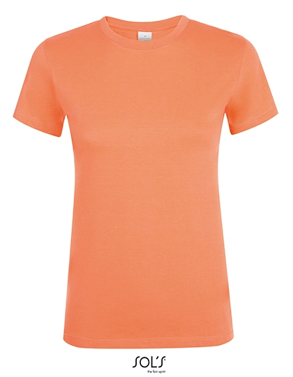 Women´s Regent T-Shirt zum Besticken und Bedrucken in der Farbe Apricot mit Ihren Logo, Schriftzug oder Motiv.