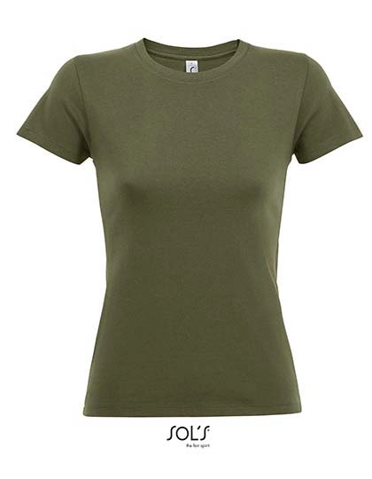 Women´s Regent T-Shirt zum Besticken und Bedrucken in der Farbe Army mit Ihren Logo, Schriftzug oder Motiv.
