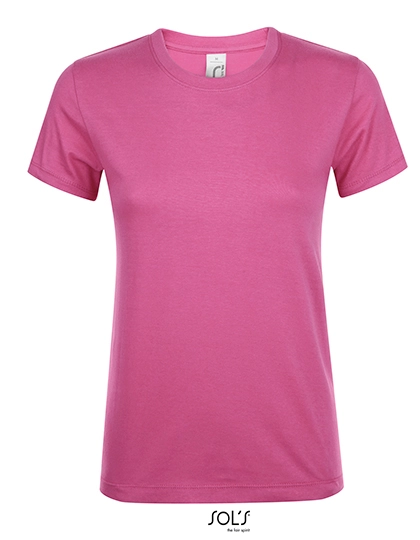 Women´s Regent T-Shirt zum Besticken und Bedrucken in der Farbe Orchid Pink mit Ihren Logo, Schriftzug oder Motiv.