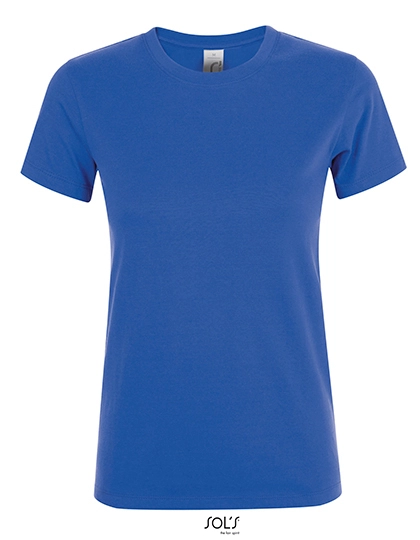 Women´s Regent T-Shirt zum Besticken und Bedrucken in der Farbe Royal Blue mit Ihren Logo, Schriftzug oder Motiv.