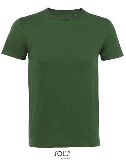 Men´s Short Sleeve T-Shirt Milo zum Besticken und Bedrucken in der Farbe Bottle Green mit Ihren Logo, Schriftzug oder Motiv.