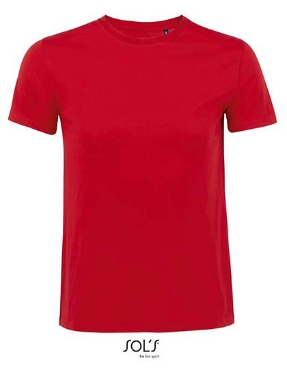 Men´s Short Sleeve T-Shirt Milo zum Besticken und Bedrucken in der Farbe Red mit Ihren Logo, Schriftzug oder Motiv.