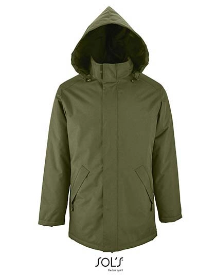 Unisex Jacket With Padded Lining Robyn zum Besticken und Bedrucken in der Farbe Forest Green mit Ihren Logo, Schriftzug oder Motiv.