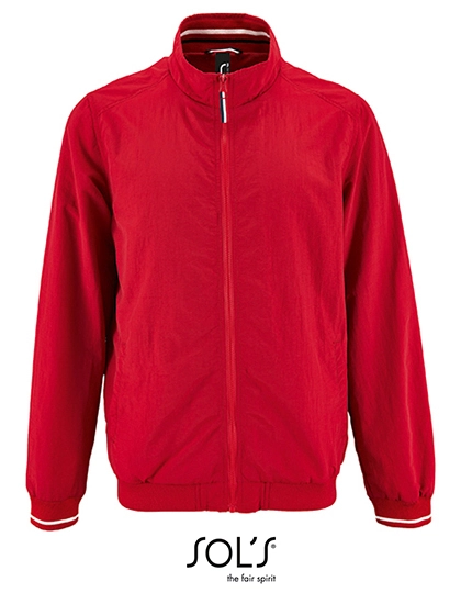 Unisex Jacket Ralph zum Besticken und Bedrucken in der Farbe Red mit Ihren Logo, Schriftzug oder Motiv.