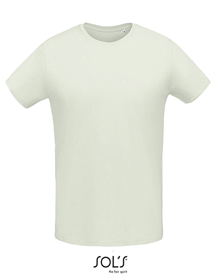 Men´s Martin T-Shirt zum Besticken und Bedrucken in der Farbe Creamy Green mit Ihren Logo, Schriftzug oder Motiv.