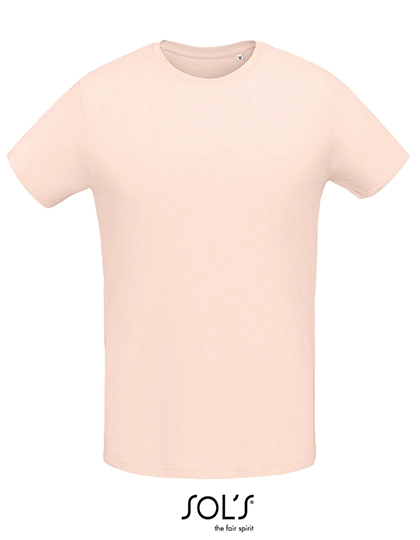 Men´s Martin T-Shirt zum Besticken und Bedrucken in der Farbe Creamy Pink mit Ihren Logo, Schriftzug oder Motiv.